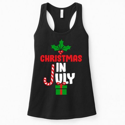 Cute Christmas In July Womens Tank Top