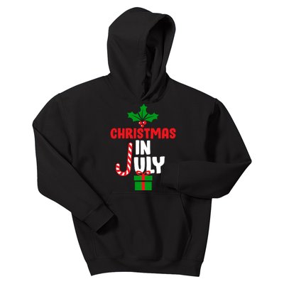 Cute Christmas In July Kids Hoodie