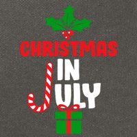 Cute Christmas In July Cotton Canvas Backpack