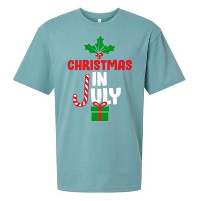 Cute Christmas In July Sueded Cloud Jersey T-Shirt