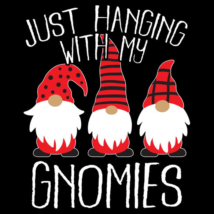 Cute Christmas Just Hanging With My Gnomies Cooling Performance Crew T-Shirt
