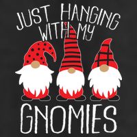 Cute Christmas Just Hanging With My Gnomies Adult Drive Performance Visor
