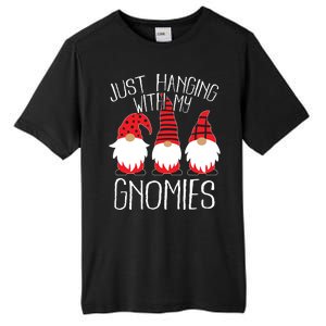 Cute Christmas Just Hanging With My Gnomies Tall Fusion ChromaSoft Performance T-Shirt