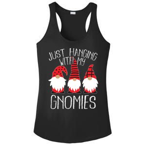 Cute Christmas Just Hanging With My Gnomies Ladies PosiCharge Competitor Racerback Tank