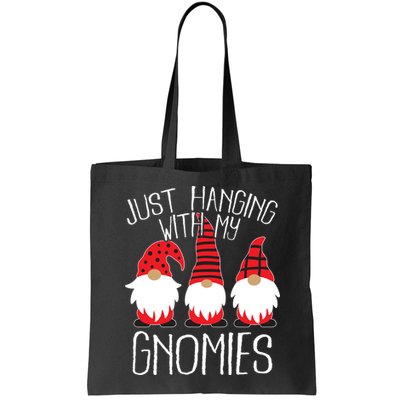 Cute Christmas Just Hanging With My Gnomies Bag