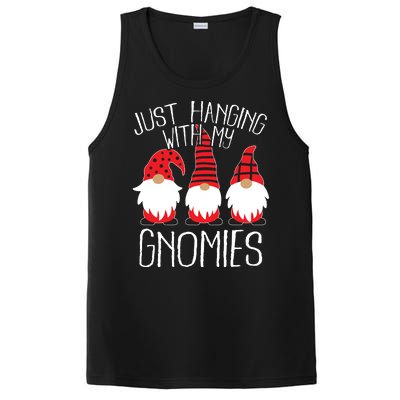 Cute Christmas Just Hanging With My Gnomies PosiCharge Competitor Tank