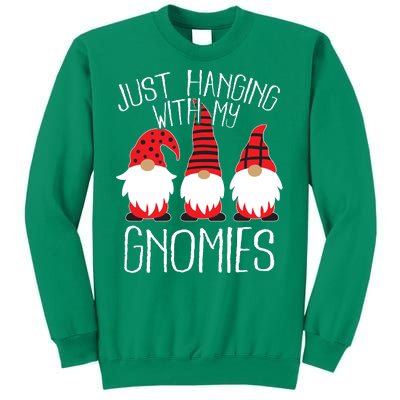 Cute Christmas Just Hanging With My Gnomies Sweatshirt