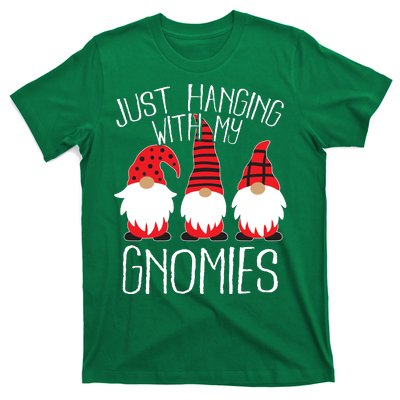 Cute Christmas Just Hanging With My Gnomies T-Shirt