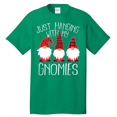 Cute Christmas Just Hanging With My Gnomies Tall T-Shirt