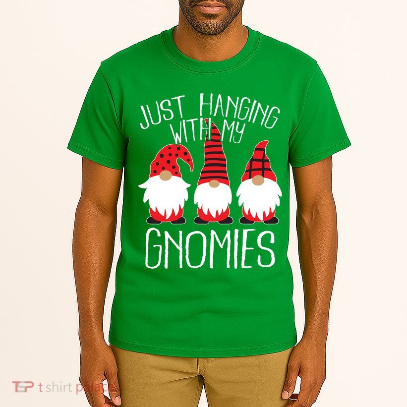 Cute Christmas Just Hanging With My Gnomies Tall T-Shirt