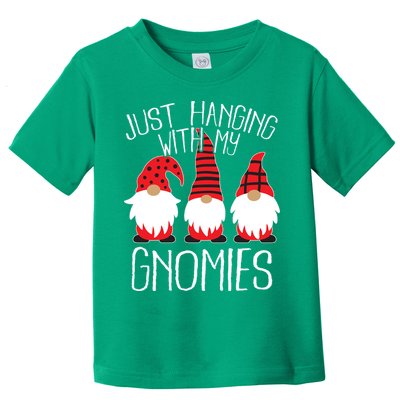 Cute Christmas Just Hanging With My Gnomies Toddler T-Shirt