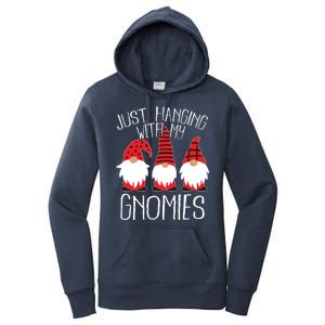 Cute Christmas Just Hanging With My Gnomies Women's Pullover Hoodie