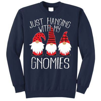 Cute Christmas Just Hanging With My Gnomies Tall Sweatshirt