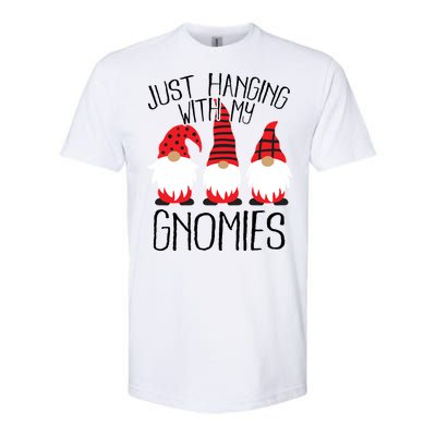 Cute Christmas Just Hanging With My Gnomies Softstyle CVC T-Shirt