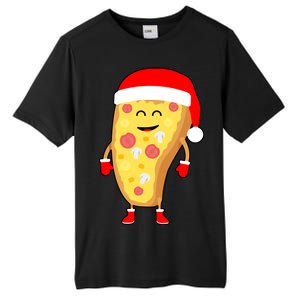 Cute Christmas Pizza Guy Tall Fusion ChromaSoft Performance T-Shirt