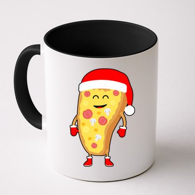 Cute Christmas Pizza Guy Mug
