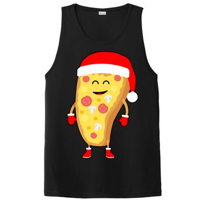 Cute Christmas Pizza Guy PosiCharge Competitor Tank