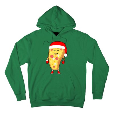 Cute Christmas Pizza Guy Hoodie