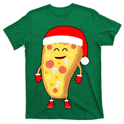 Cute Christmas Pizza Guy T-Shirt