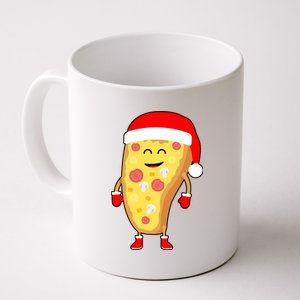 Cute Christmas Pizza Guy Coffee Mug