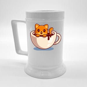 Cute Coffee Kitty Beer Stein