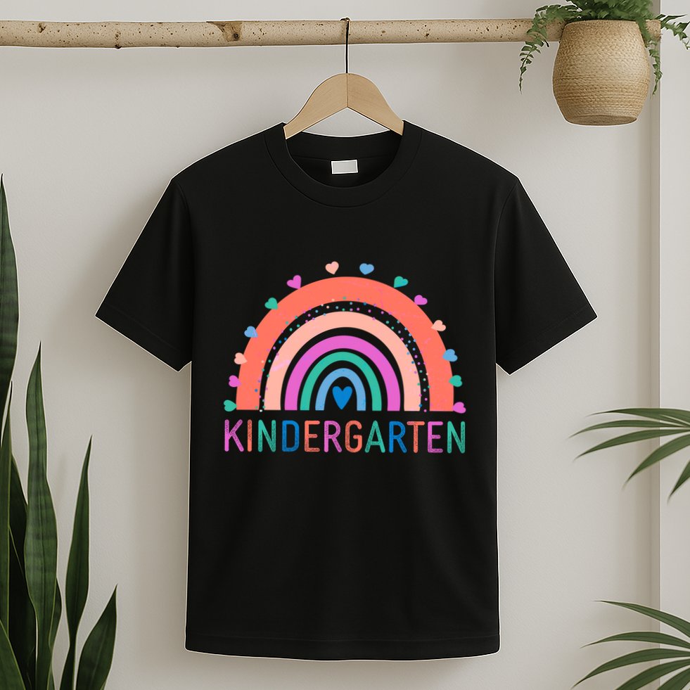 Cute Colorful Kindergarten Rainbow T-Shirt