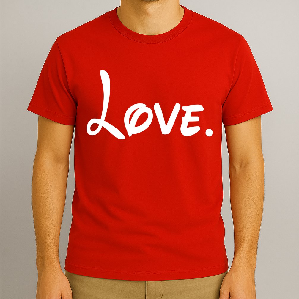 Cute Cursive Love Valentines Day T-Shirt