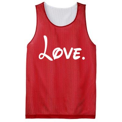 Cute Cursive Love Valentines Day Mesh Reversible Basketball Jersey Tank