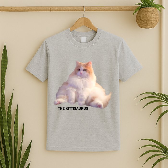 Cute DD The Cat Kittisaurus T-Shirt