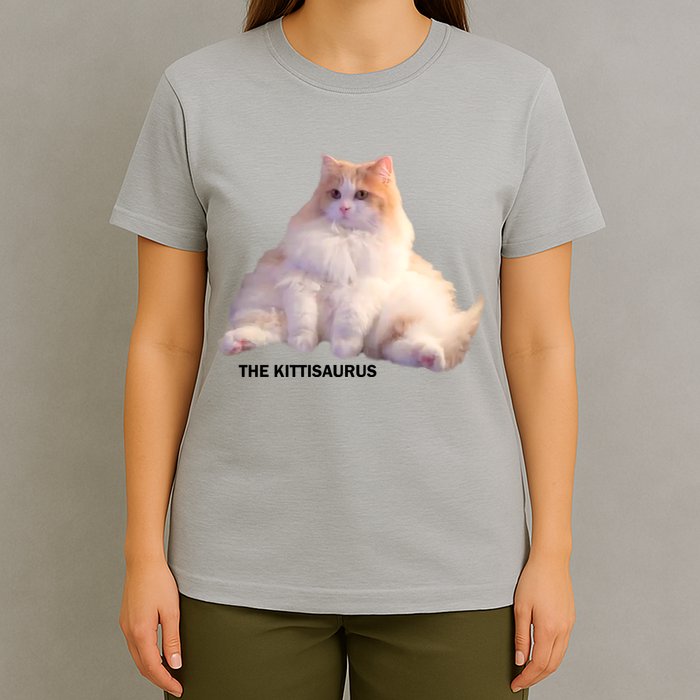 Cute DD The Cat Kittisaurus T-Shirt