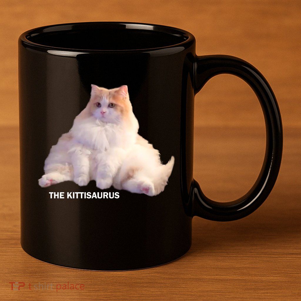 Cute DD The Cat Kittisaurus 11oz C Handle Ceramic Mug