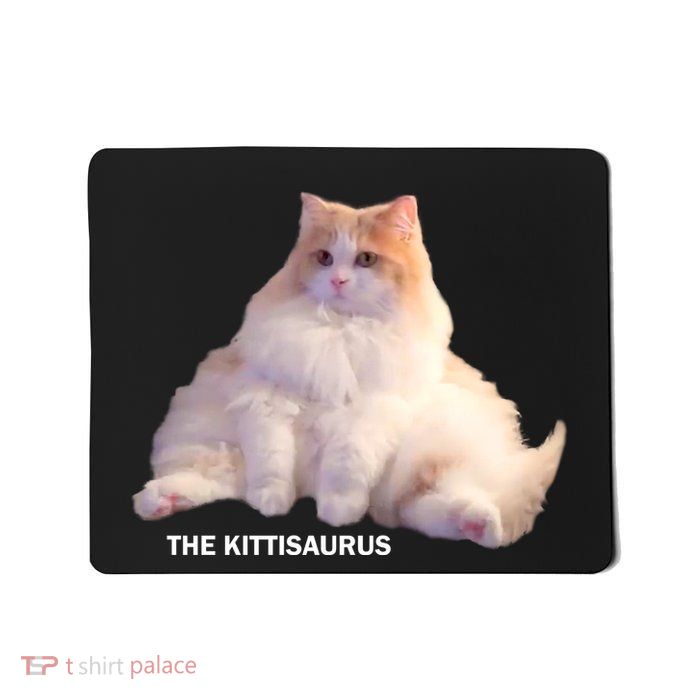 Cute DD The Cat Kittisaurus Mousepad
