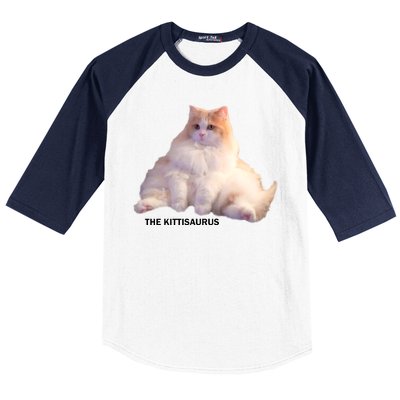 Cute DD The Cat Kittisaurus Baseball Sleeve Shirt