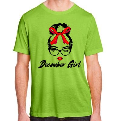 Cute December Girl Birthday Adult ChromaSoft Performance T-Shirt