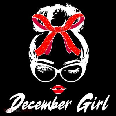 Cute December Girl Birthday T-Shirt