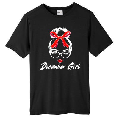 Cute December Girl Birthday Tall Fusion ChromaSoft Performance T-Shirt