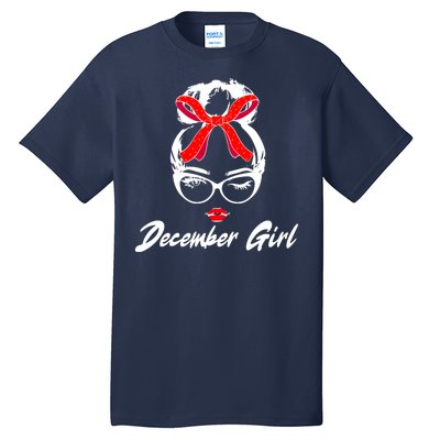 Cute December Girl Birthday Tall T-Shirt