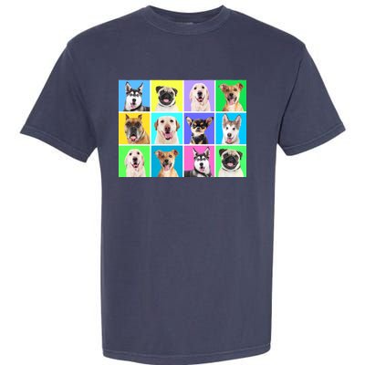 Cute Dogs Portrait Garment-Dyed Heavyweight T-Shirt