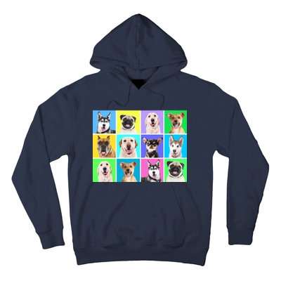 Cute Dogs Portrait Hoodie