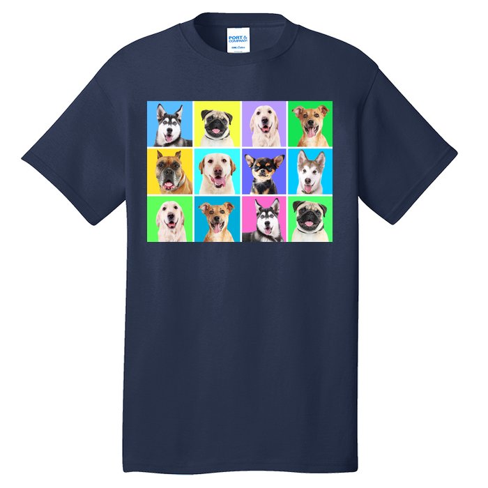 Cute Dogs Portrait Tall T-Shirt