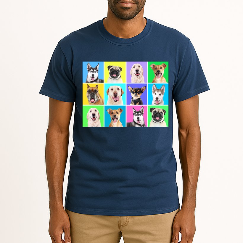 Cute Dogs Portrait Tall T-Shirt