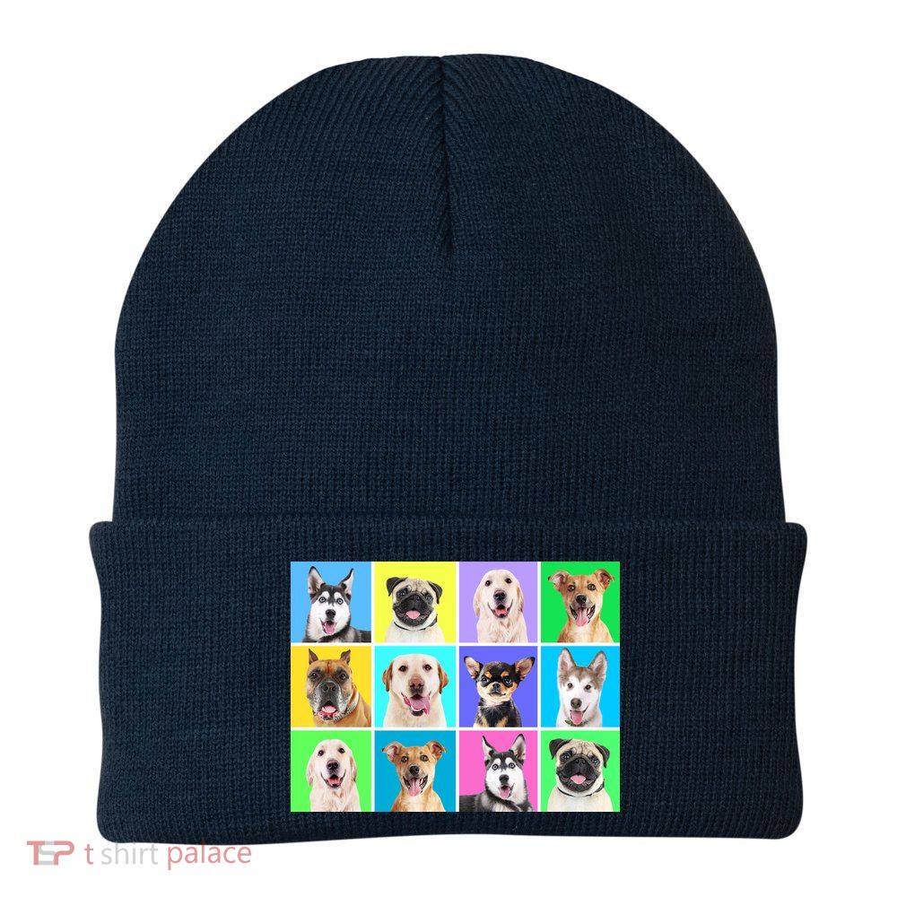 Cute Dogs Portrait Beanie