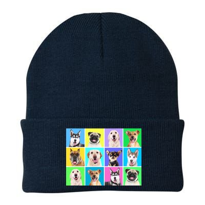 Cute Dogs Portrait Knit Cap Winter Beanie