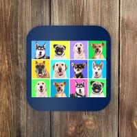 Cute Dogs Portrait Coaster