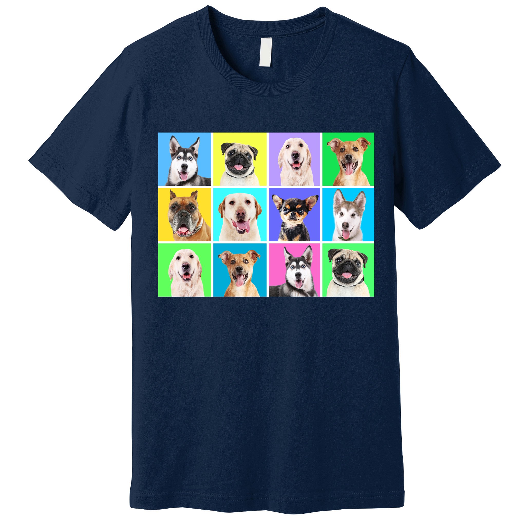 Cute Dogs Portrait Premium T-Shirt