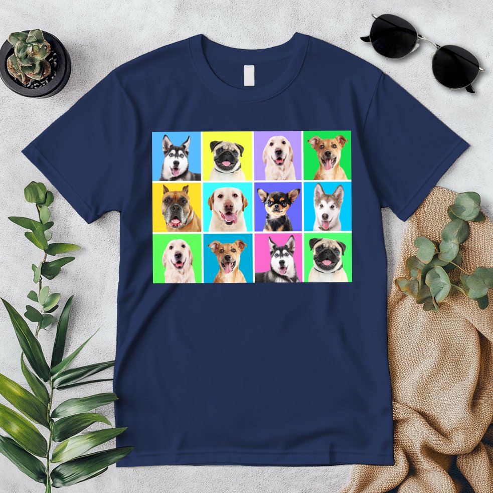 Cute Dogs Portrait Premium T-Shirt