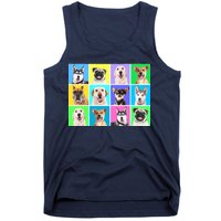 Cute Dogs Portrait Tank Top