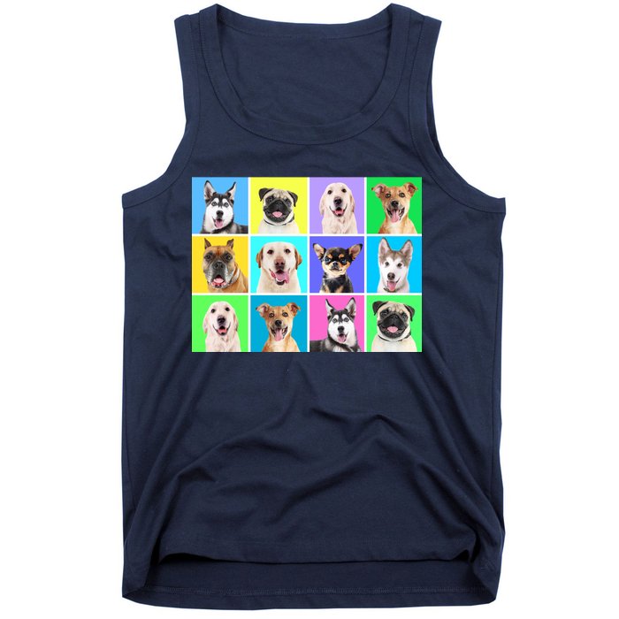 Cute Dogs Portrait Tank Top