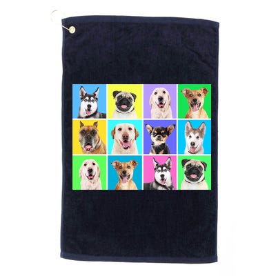 Cute Dogs Portrait Golf Towel