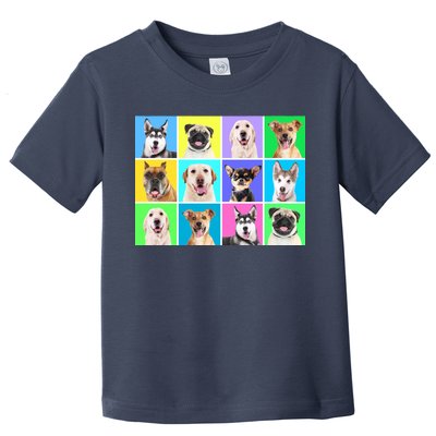 Cute Dogs Portrait Toddler T-Shirt